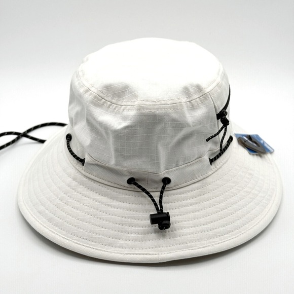 Adidas Originals Utility 2.0 Boonie Bucket Hat Side Pocket White Unisex, NEW - Picture 3 of 7